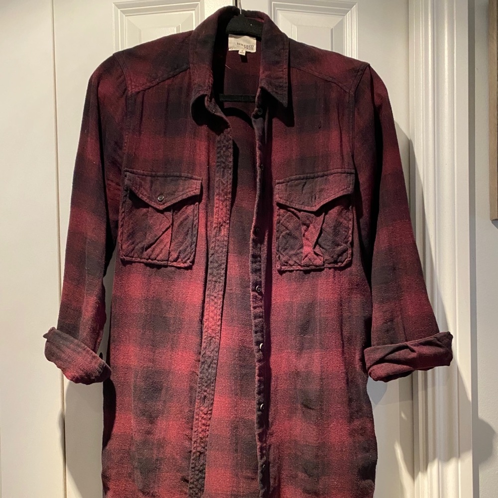 Flannel tunic